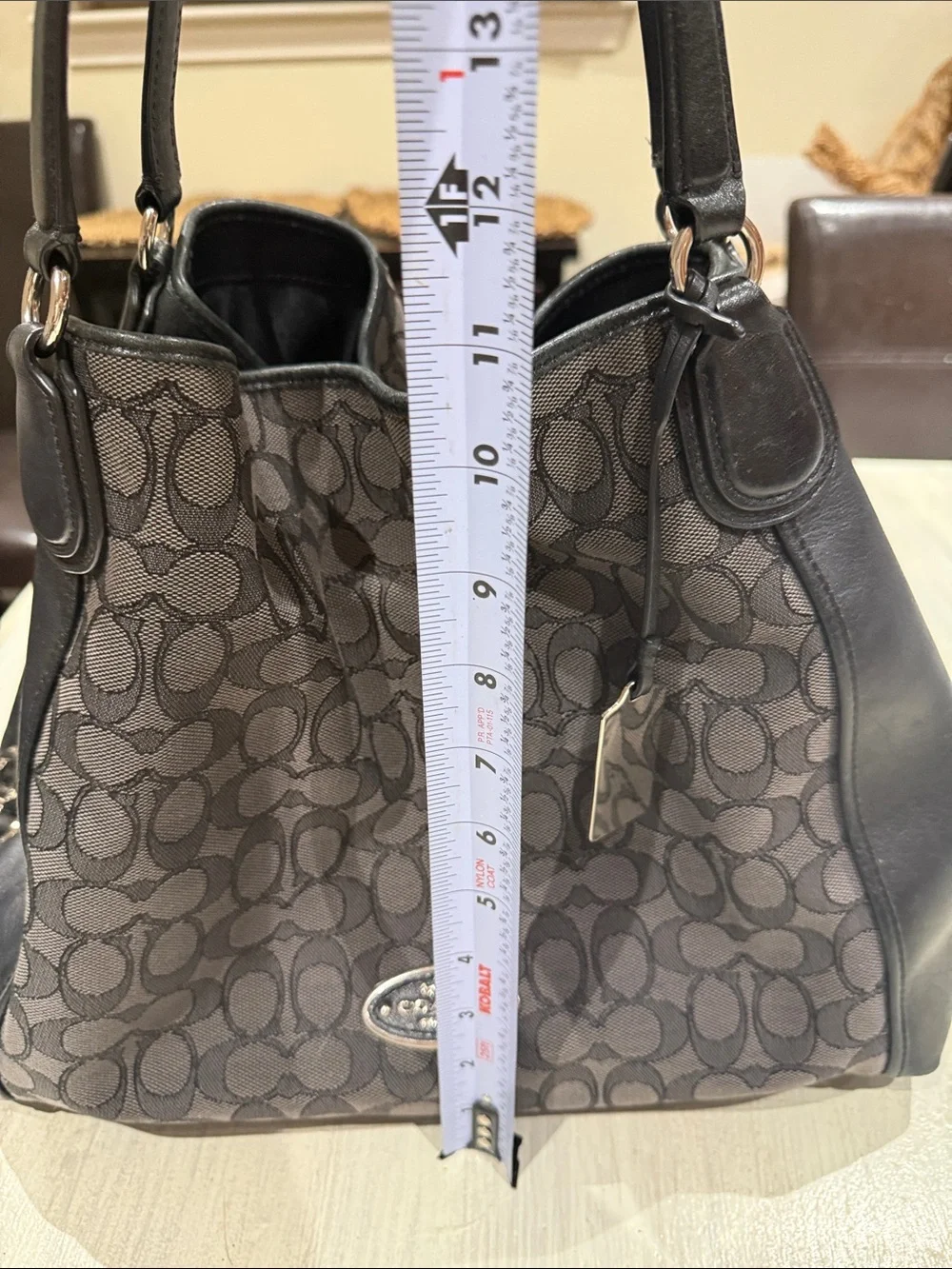 Coach Eidie 31 Signature Canvas Shoulder Bag